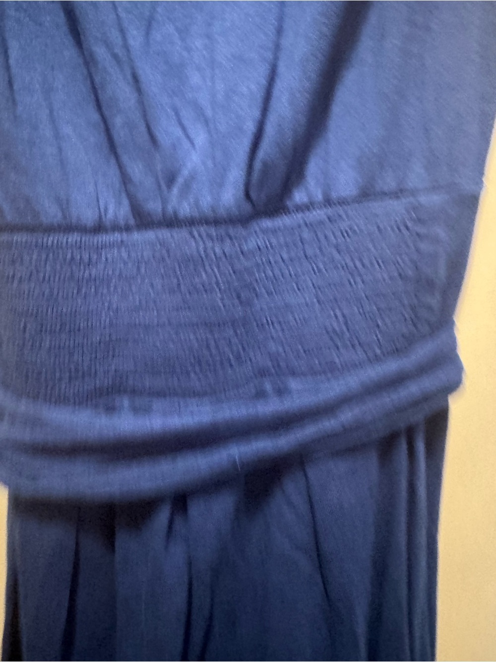 LOFT Sleeveless Wrap-Style Midi Dress in Royal Blue - Picture 5 of 7